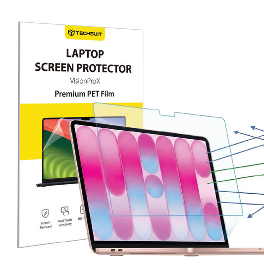 Techsuit VisionProX Anti Blue Light képernyővédő fólia Apple MacBook Neo 13 hüvelykhez, műanyagból