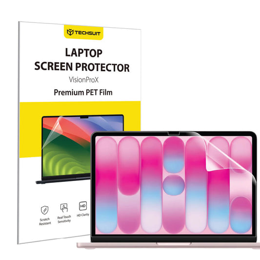 Matt képernyővédő fólia, kékfény szűrős, Techsuit VisionProX Apple MacBook Neo 13 hüvelykhez, műanyag