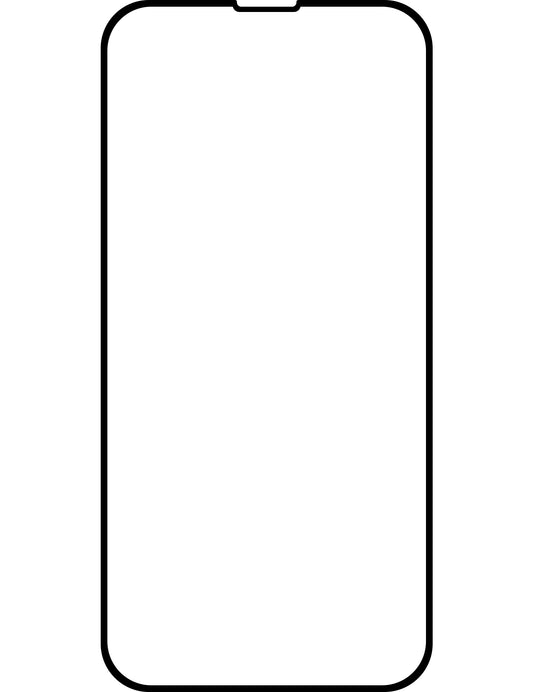 OEM képernyővédő Apple iPhone 13 Pro Max készülékhez, árnyékolt üveg, peremragasztó, 9D, fekete