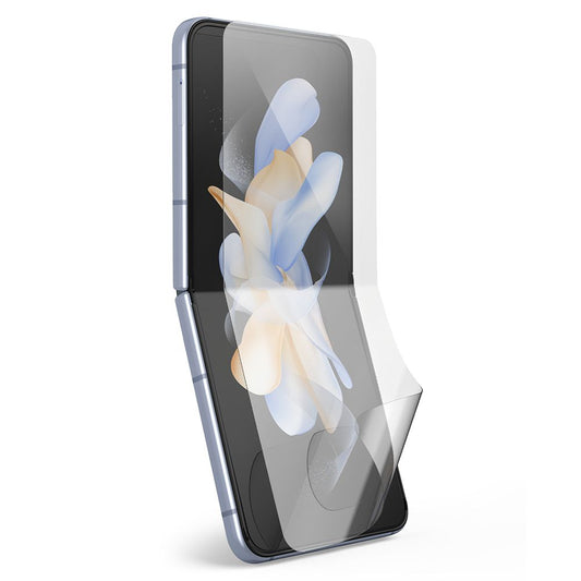 Ringke Dual Easy belső képernyővédő fólia Samsung Galaxy Z Flip4 F721-hez, Műanyag, 2 darabos készlet