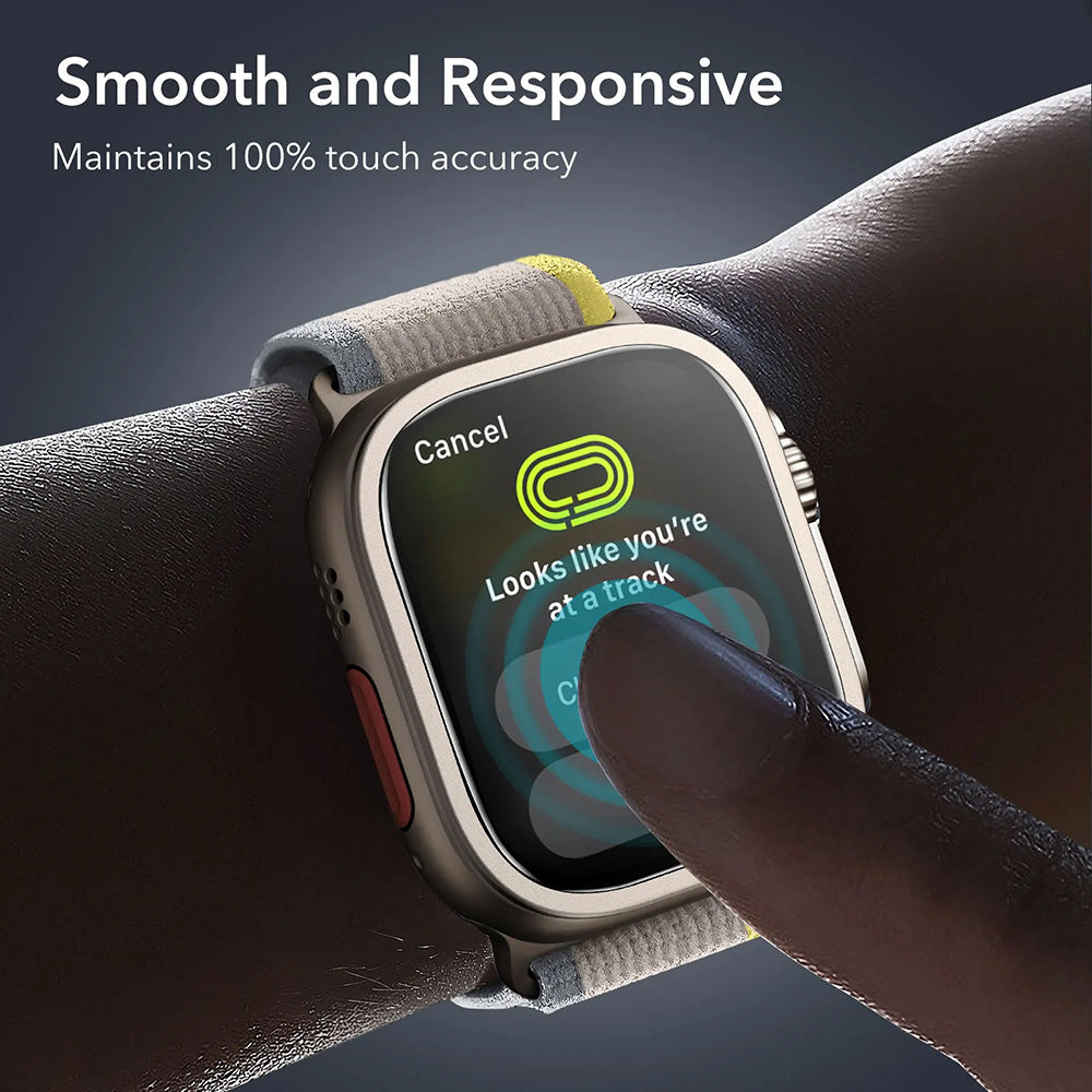 ESR Armorite védőfólia Apple Watch Ultra sorozathoz, 2 darabos készlet, Edzett üveg, Bronz