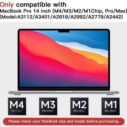 Matt Anti Blue Light Techsuit VisionProX képernyővédő fólia Apple MacBook Pro 14inch (2024), Műanyag