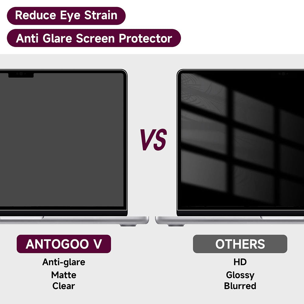 Matt Anti Blue Light Techsuit VisionProX képernyővédő fólia Apple MacBook Pro 16inch (2024), Műanyag