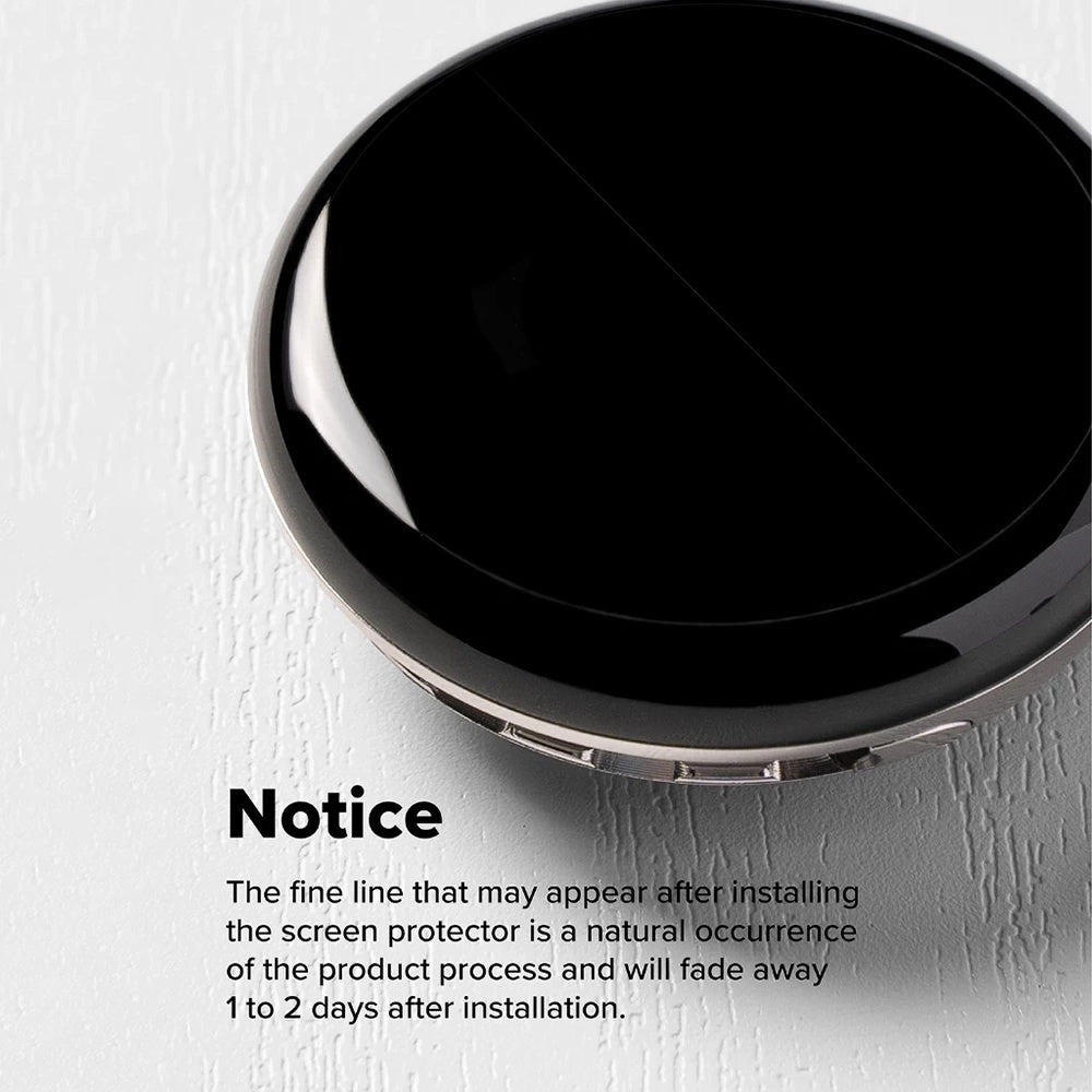 Ringke Dual Easy Pro védőfólia Google Pixel Watch 4 45mm-hez, 2 darabos készlet, Műanyag