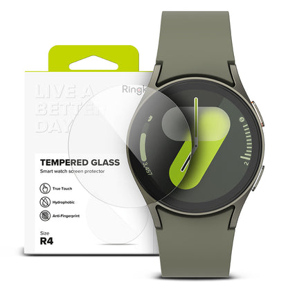 Ringke R4 védőfólia Samsung Galaxy Watch7 40mm-hez, 4 darabos készlet, edzett üveg