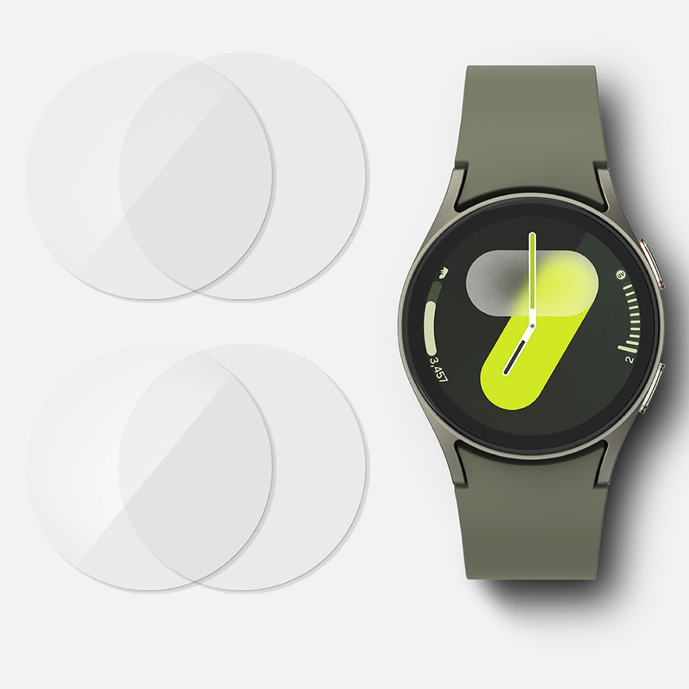 Ringke R6 védőfólia Samsung Galaxy Watch7 44mm-hez, 4 darabos készlet, edzett üveg
