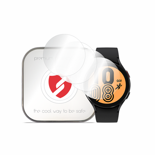 Smart Protection Premium Classic védőfólia Samsung Galaxy Watch4 44mm-hez, 4 darabos készlet, műanyag