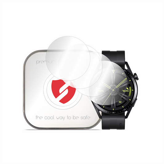 Smart Protection Premium Classic védőfólia Huawei Watch GT 3 46mm-hez, 4 darabos készlet, műanyag