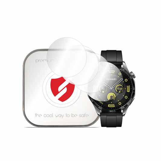 Smart Protection Premium Classic védőfólia Huawei Watch GT 4 46mm-hez, 4 darabos készlet, műanyag