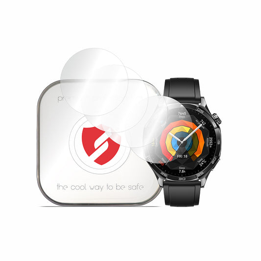 Smart Protection Premium Classic védőfólia Huawei Watch GT 5 46mm-hez, 4 darabos készlet, műanyag