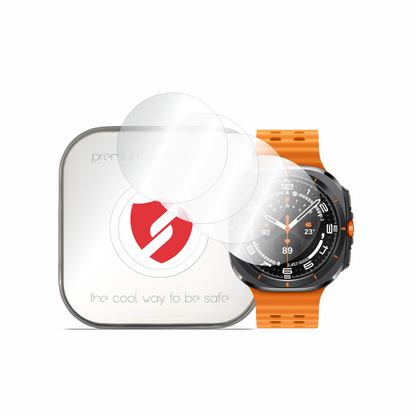 Smart Protection Premium Classic Screen Protector Film for Samsung Galaxy Watch Ultra, Set of 4 pieces, Plastic