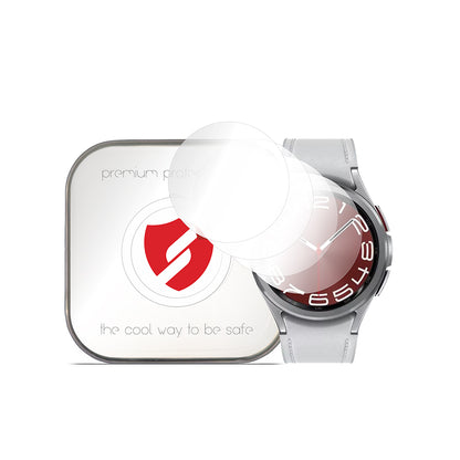 Smart Protection Premium Classic védőfólia Samsung Galaxy Watch6 Classic 47mm-hez, 4 darabos készlet, műanyag