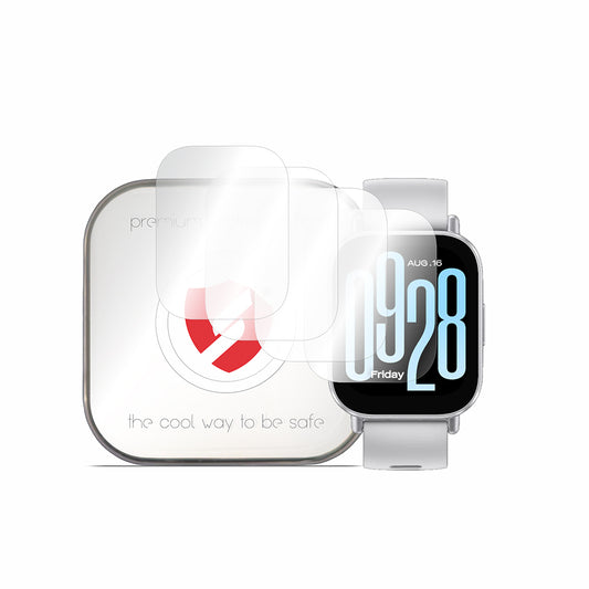 Smart Protection Premium Classic védőfólia Xiaomi Redmi Watch 5 Active készülékhez, 4 darabos készlet, műanyag