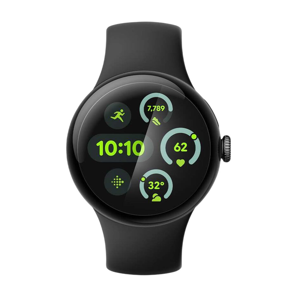 Spigen Elite Shield EZ FIT védőfólia Google Pixel Watch 45mm sorozathoz, 2 darabos készlet, edzett üveg, átlátszó AFL08525