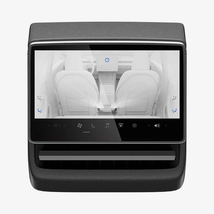 Spigen GlastR Slim Anti-Glare védőfólia Tesla Y (2026 / 2025) / 3 (2026 / 2025 / 2024) navigációhoz, edzett üveg AGL07586