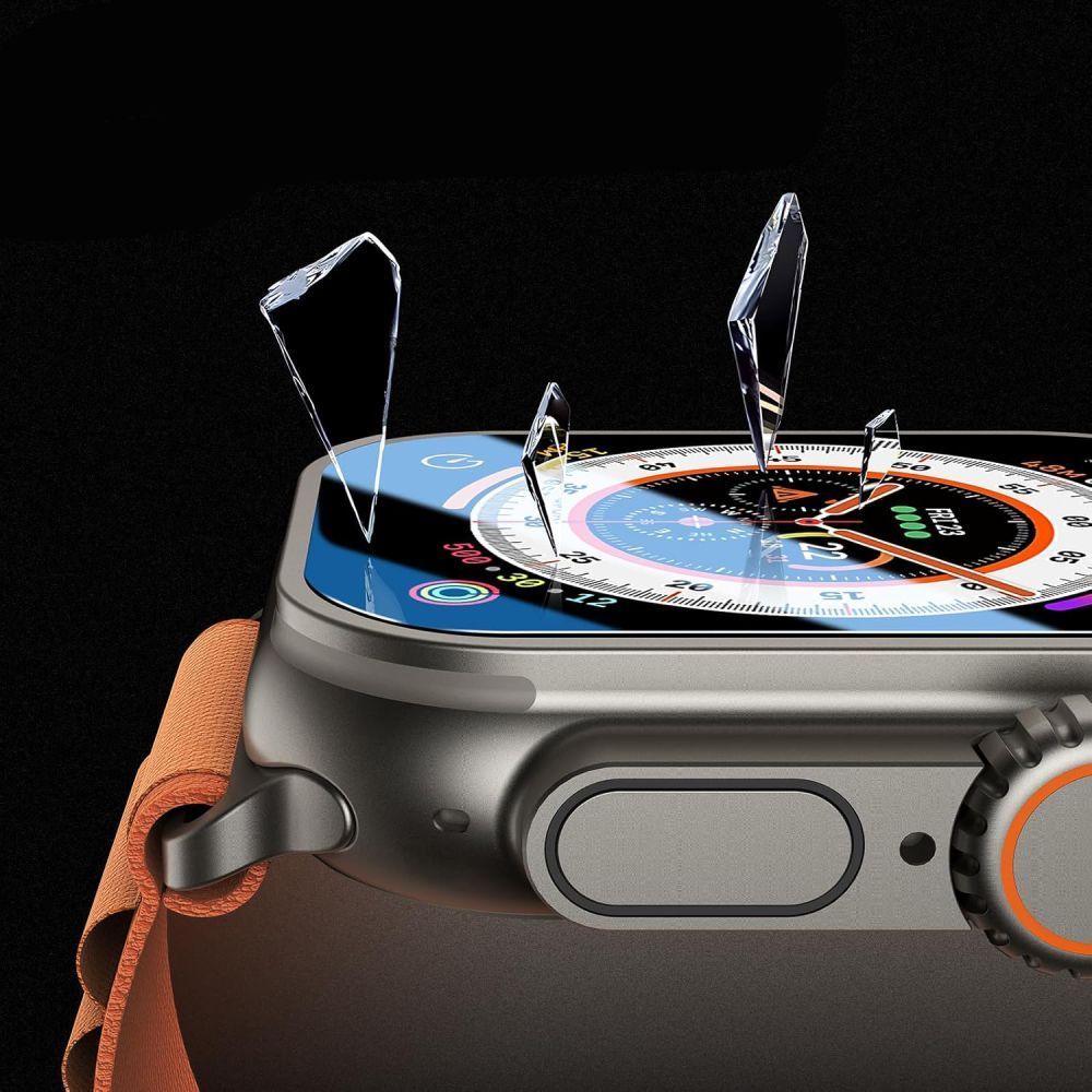 Tech-Protect Easy Set+ védőfólia Huawei Watch GT 5 41mm-hez, 2 darabos készlet, Edzett üveg