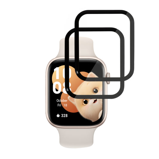 Techsuit Nano Flex védőfólia Honor Watch 5-höz, 2 darabos készlet, Műanyag, Fekete