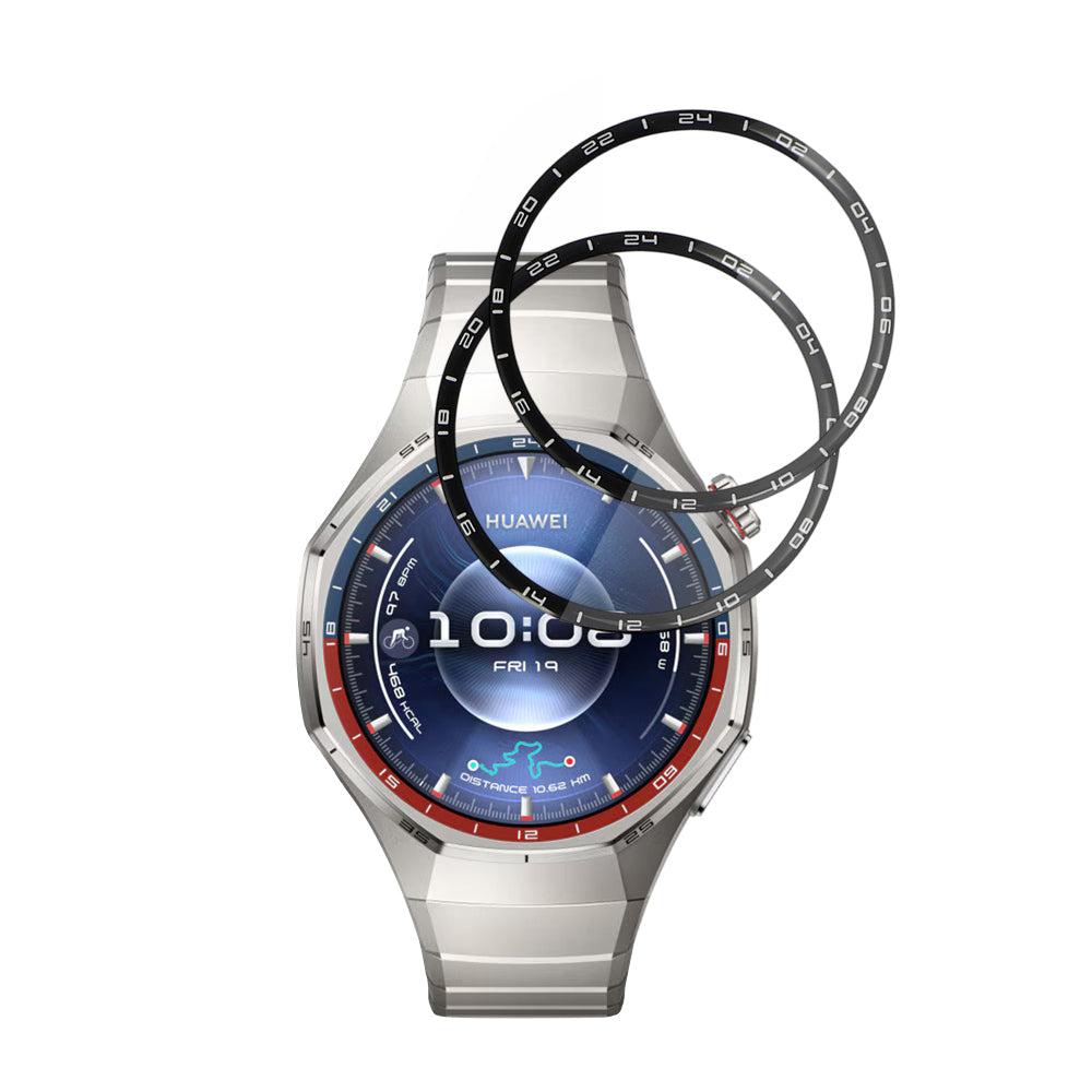 Techsuit Nano Flex védőfólia Huawei Watch GT 6 Pro-hoz, 2 darabos készlet, Műanyag, Fekete