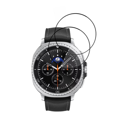 Techsuit Nano Flex védőfólia Samsung Galaxy Watch8 Classic-hez, 2 darabos készlet, Műanyag, Fekete