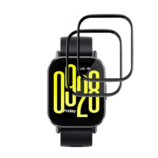 Techsuit Nano Flex védőfólia Xiaomi Redmi Watch 5 Active számára, 2 darabos készlet, Műanyag, Fekete