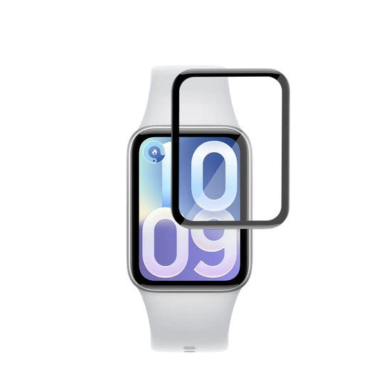 Techsuit Nano Flex védőfólia Xiaomi Smart Band 10 Pro-hoz, 2 darabos készlet, műanyag, fekete