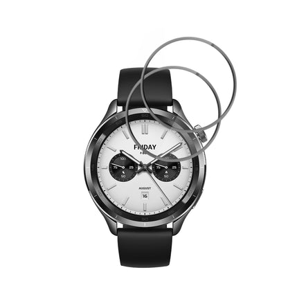 Techsuit Nano Flex védőfólia Xiaomi Watch S4-hez, 2 darabos készlet, Műanyag, Fekete