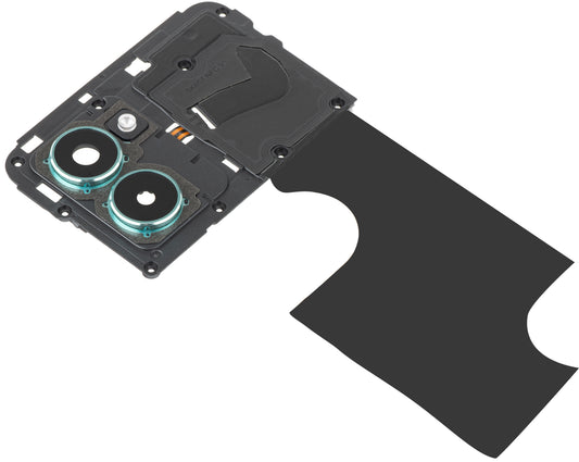 Hátsó Kameraüveg - Vaku - Belső Keret - NFC Antenna HMD Pulse Pro, Kerettel, Zöld (Glacier Green), Service Pack 286954437
