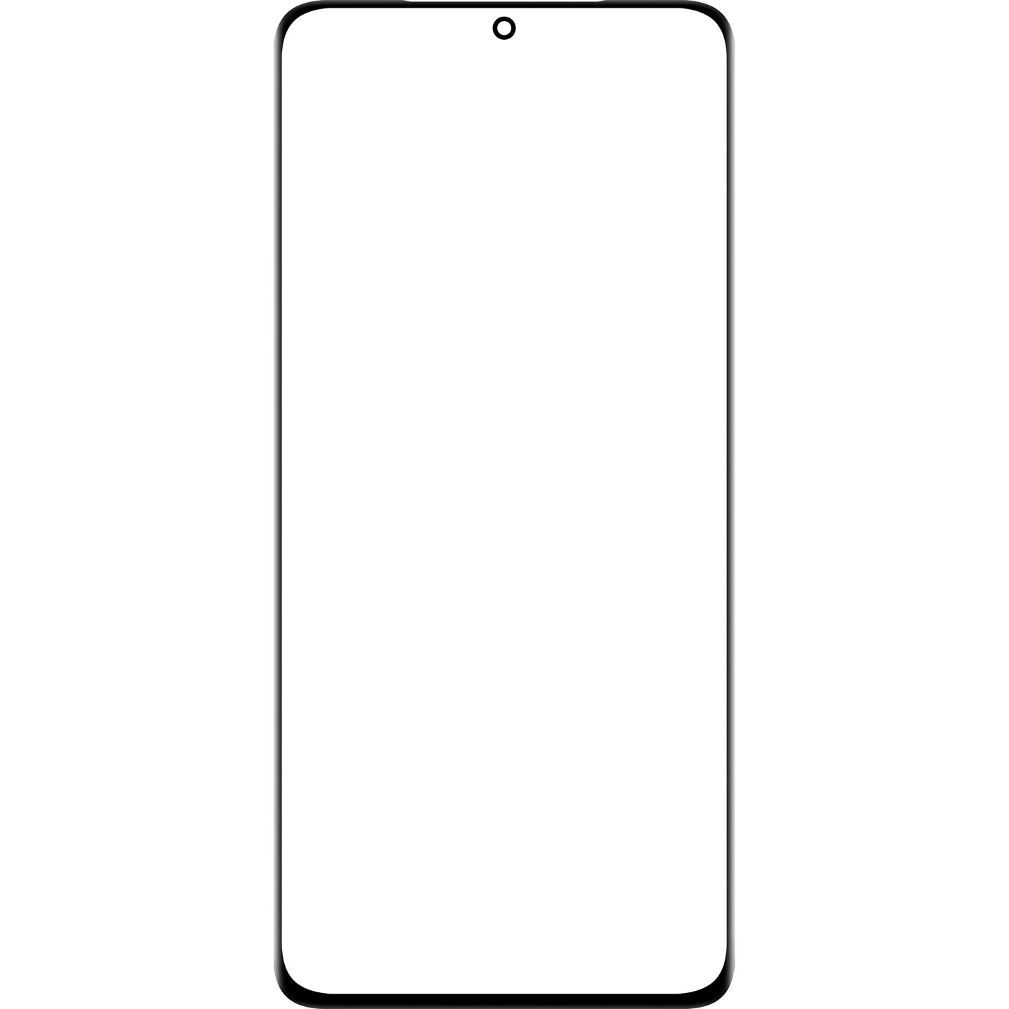 Képernyőüveg + Edge ragasztó / OCA Forward Guard Samsung Galaxy S21 Ultra 5G G998-hoz, Fekete