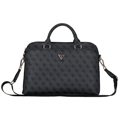 Guess 4G Triangle Logo laptop táska 15 hüvelyk, fekete