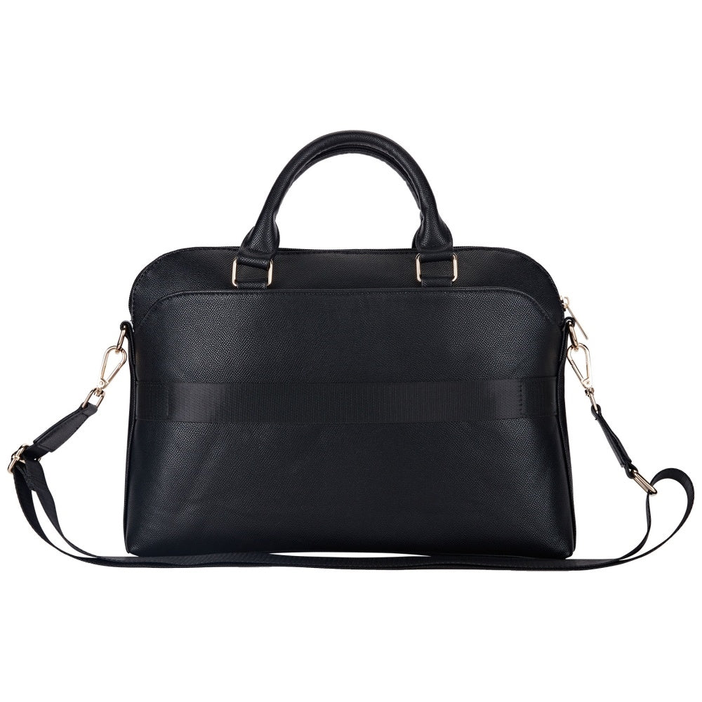 Guess Grained Triangle Logo laptop táska 15 hüvelyk, fekete