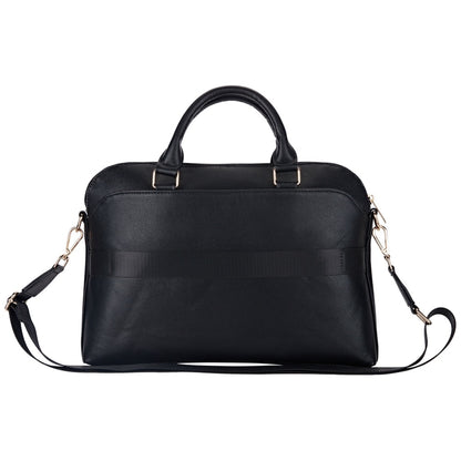 Guess Grained Triangle Logo laptop táska 15 hüvelyk, fekete