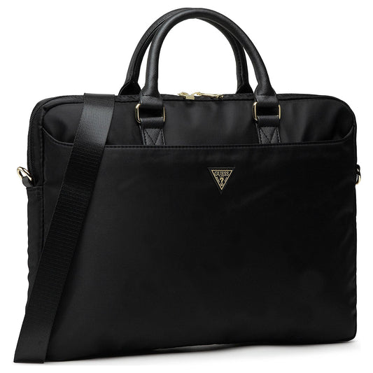 Guess Triangle Logo Bag for 16-inch Laptop, Black
