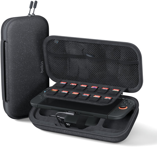 Belkin Charging védőtok Nintendo Switch 2 / Switch / Switch OLED konzolához, szürke ENA001hqCH-V2