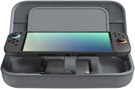 Belkin Charging védőtok Nintendo Switch 2 / Switch / Switch OLED konzolához, szürke ENA001hqCH-V2