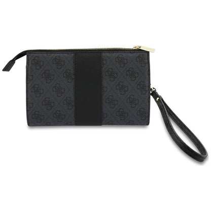 Univerzális telefontáska, Guess, 4G Round Classic Logo Stripe, fekete