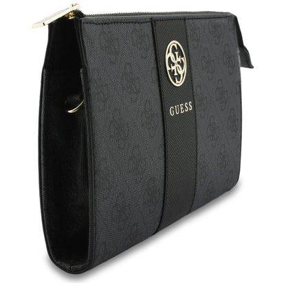 Univerzális telefontáska, Guess, 4G Round Classic Logo Stripe, fekete