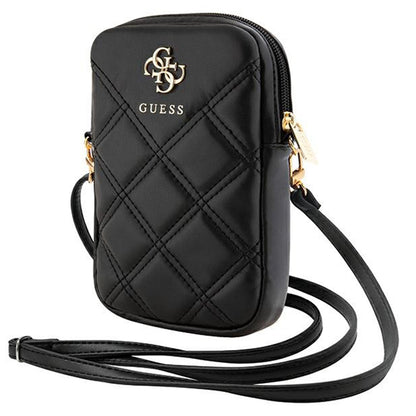Univerzális Telefon Táska, Guess, Quilted 4G, Fekete