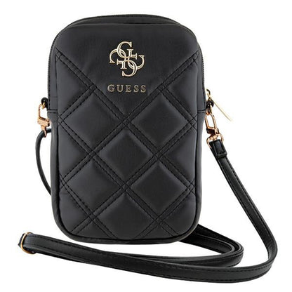 Univerzális Telefon Táska, Guess, Quilted 4G, Fekete