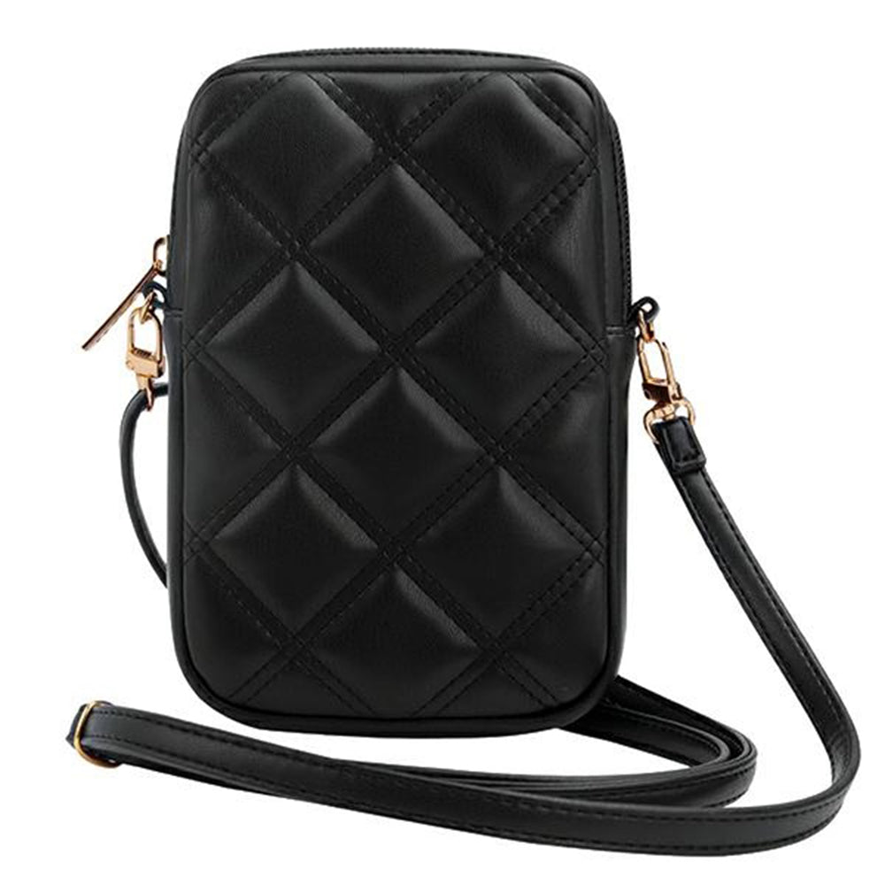 Univerzális Telefon Táska, Guess, Quilted 4G, Fekete
