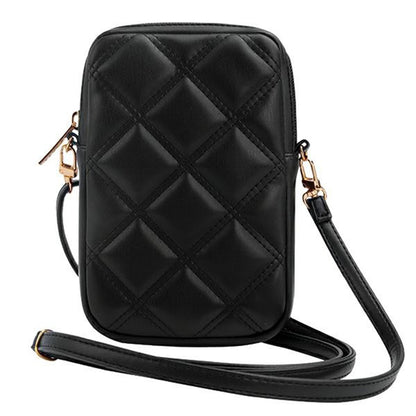 Univerzális Telefon Táska, Guess, Quilted 4G, Fekete