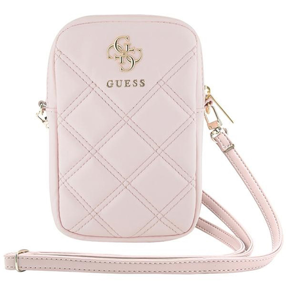 Univerzális Telefon Táska, Guess, Quilted 4G, Rózsaszín