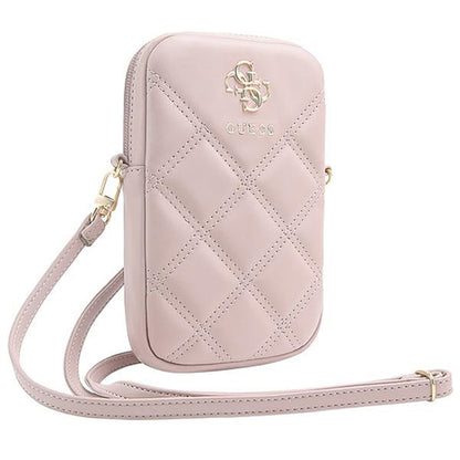 Univerzális Telefon Táska, Guess, Quilted 4G, Rózsaszín