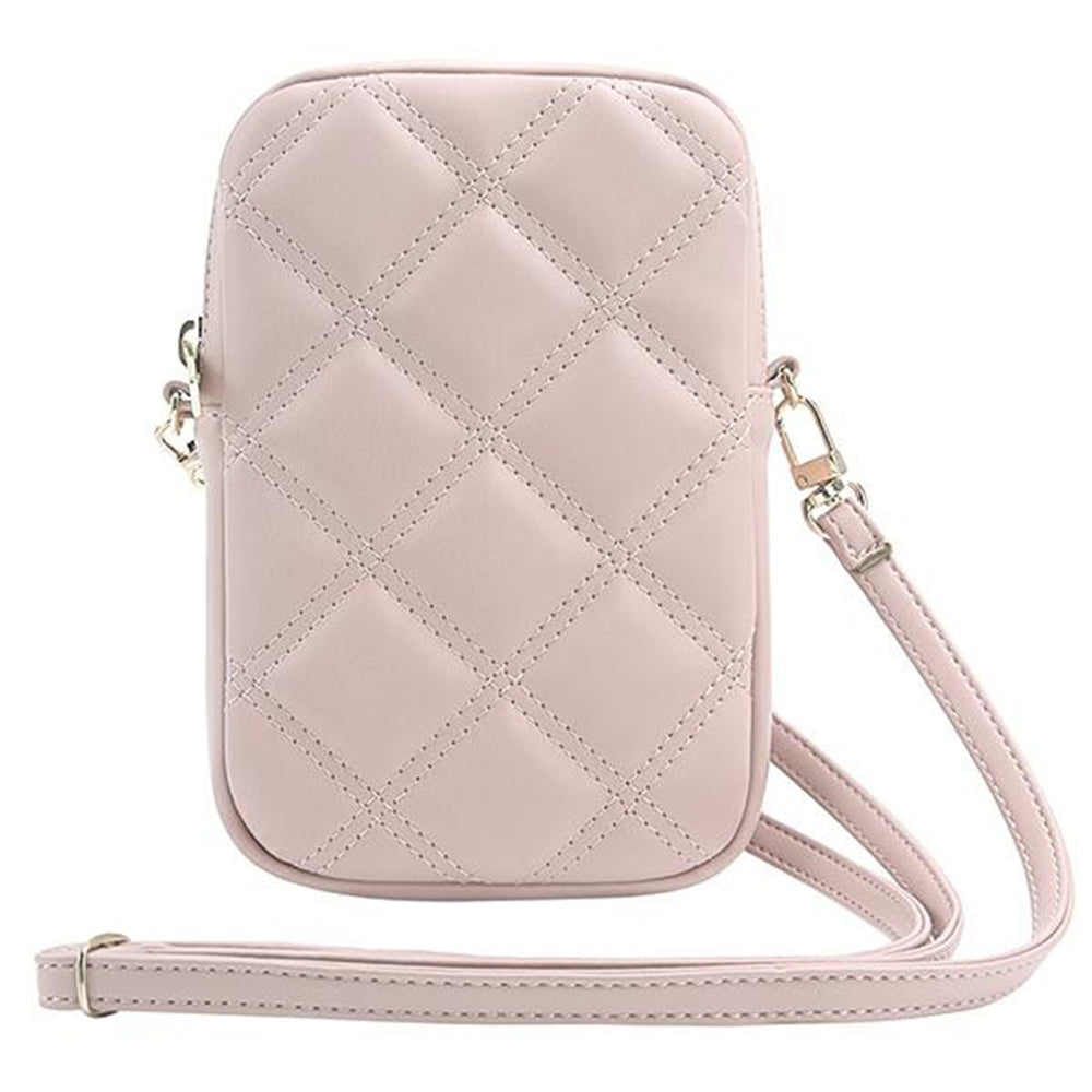 Univerzális Telefon Táska, Guess, Quilted 4G, Rózsaszín