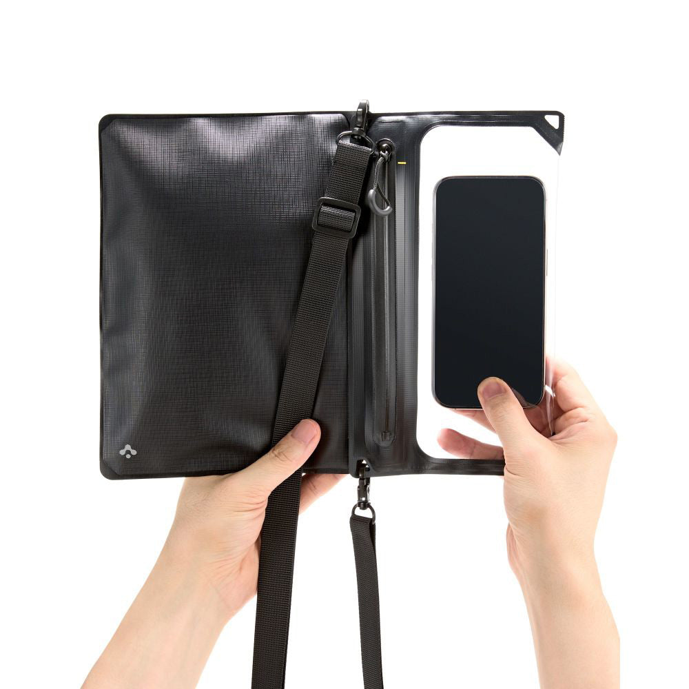 Spigen Crossbag univerzális vízálló táska és tok, fekete AMP09746
