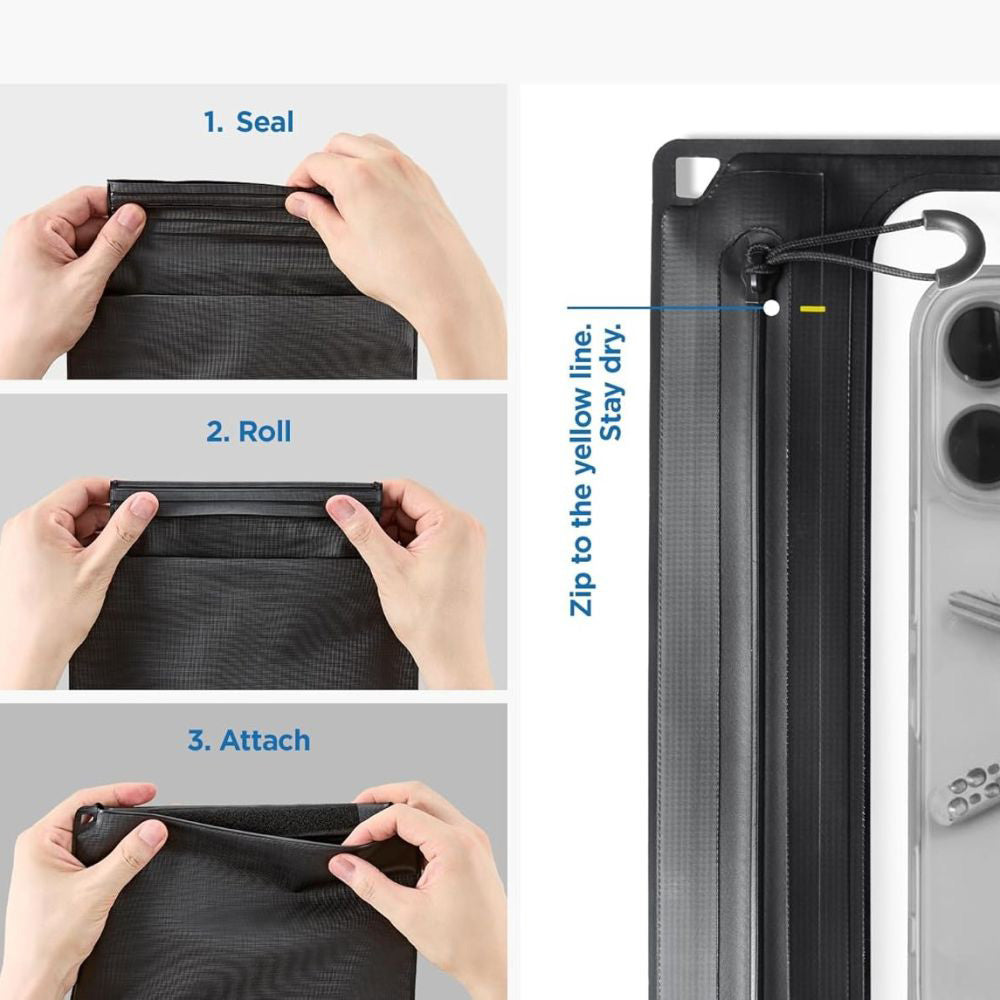 Spigen Crossbag univerzális vízálló táska és tok, fekete AMP09746