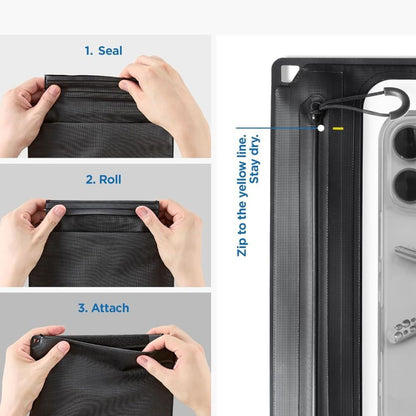 Spigen Crossbag univerzális vízálló táska és tok, fekete AMP09746