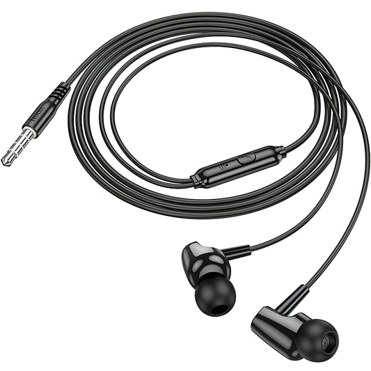 Handsfree 3.5mm HOCO M112, Fekete