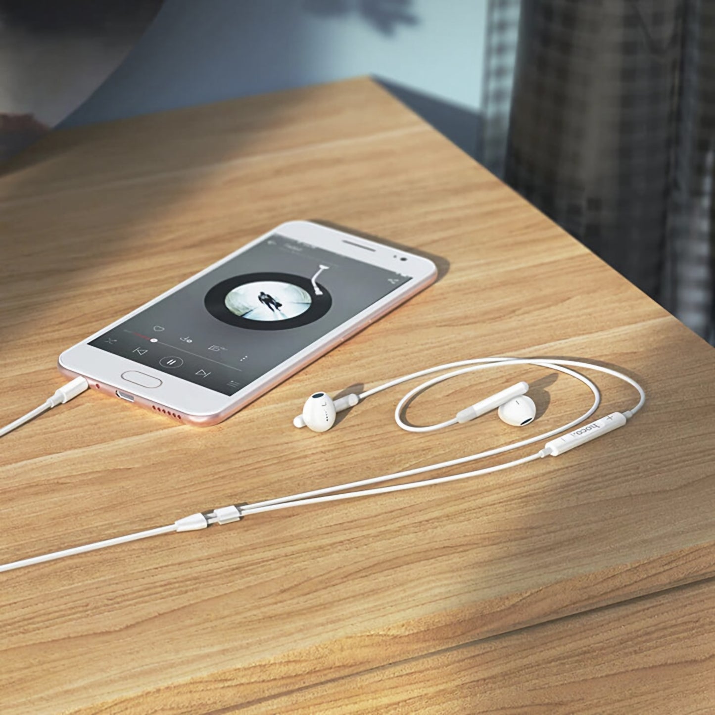 Handsfree 3.5mm HOCO, Fekete