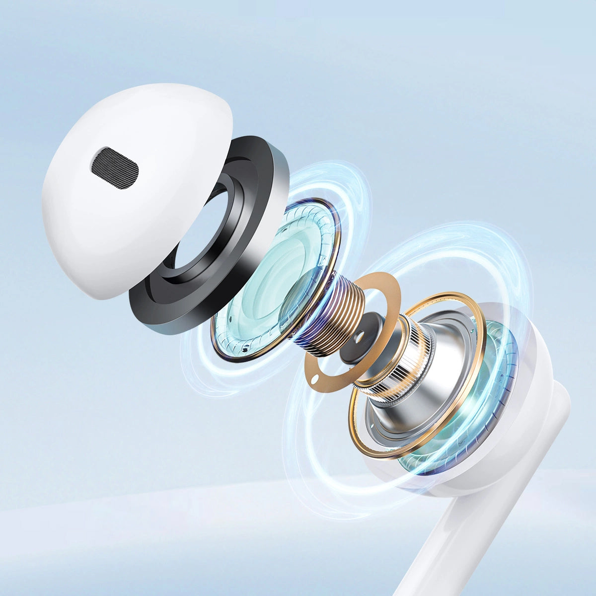 Handsfree 3.5mm Joyroom JR-EW01, Fehér