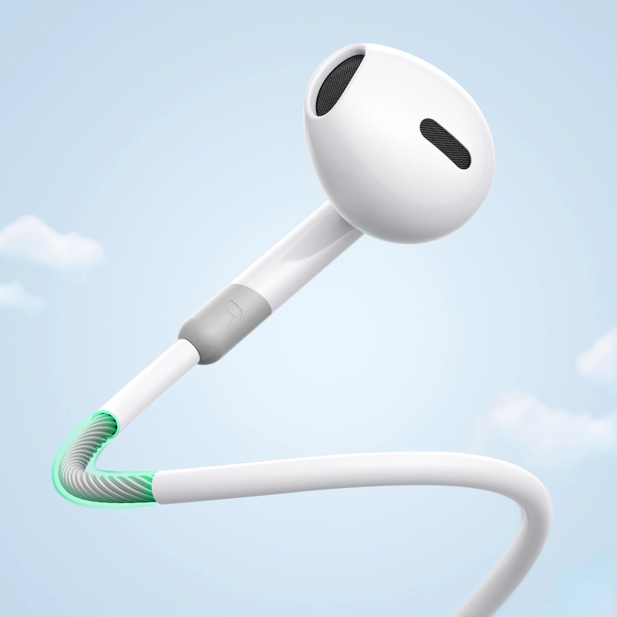 Handsfree 3.5mm Joyroom JR-EW01, Fehér